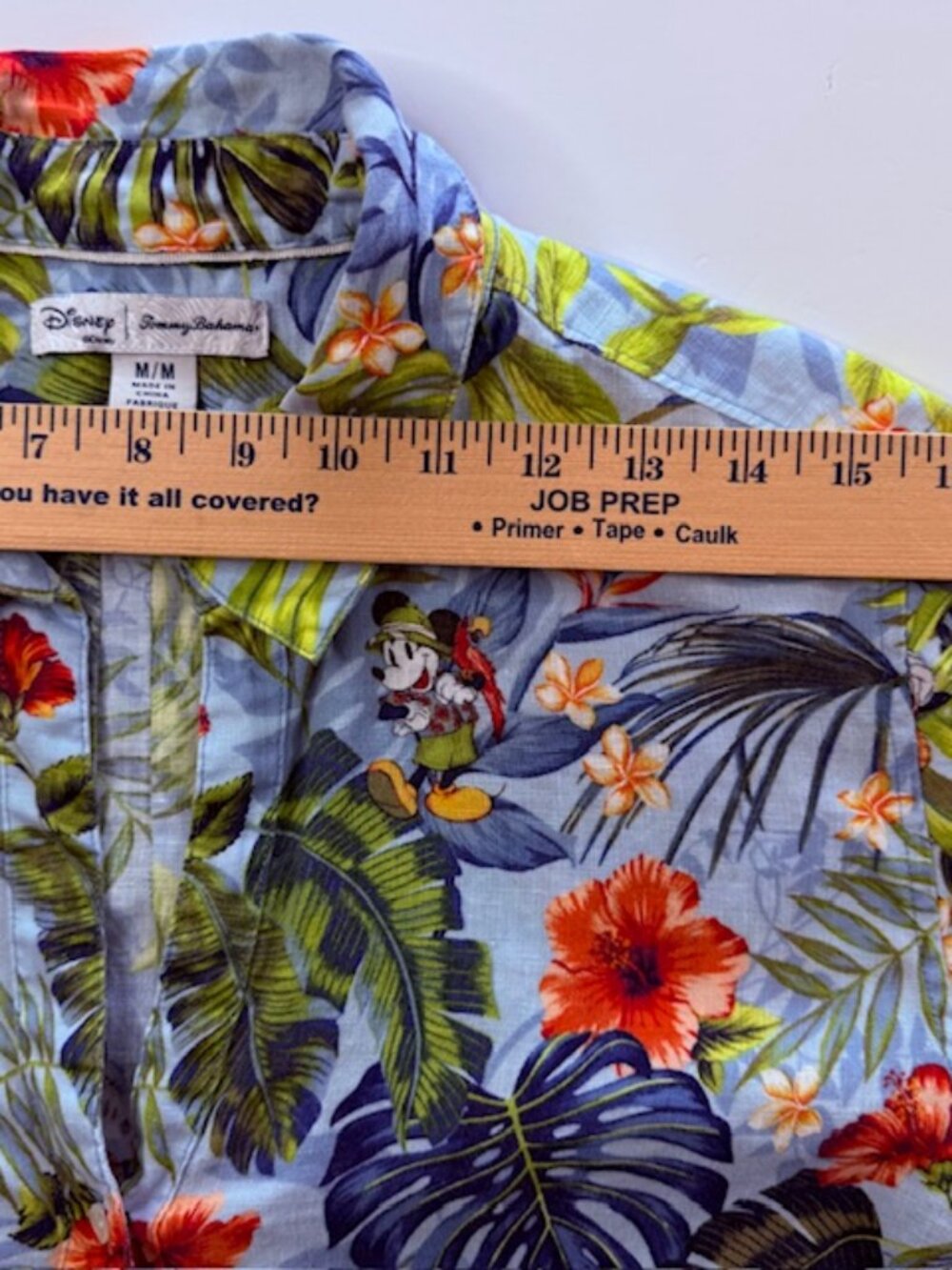 Tommy Bahama Disney Shirt Women's M Multicolor Mickey Hawaiian Floral Tropical - Picture 5 of 10